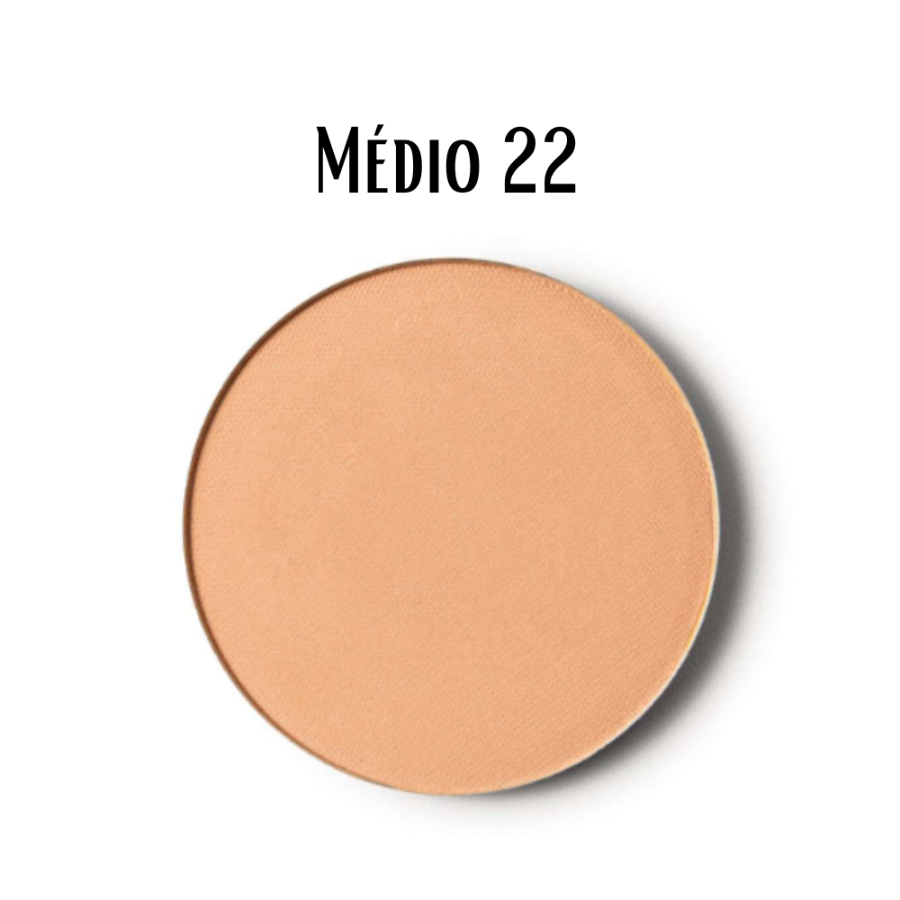 Refil Pó Compacto Matte Médio 22 Faces - 6,5g