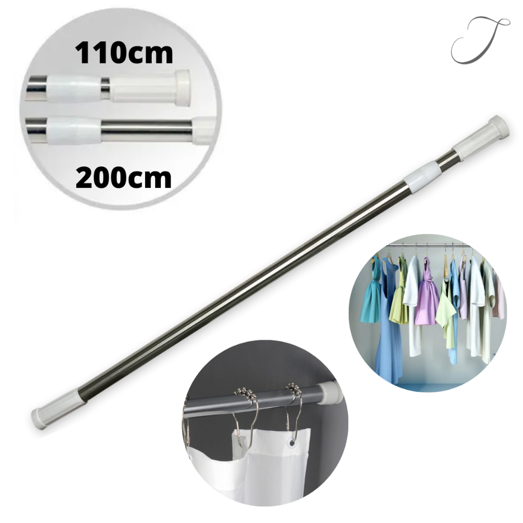 Var o Extensor Suporte Para Cortina Ajust vel Regul vel 1 10 At 2 
