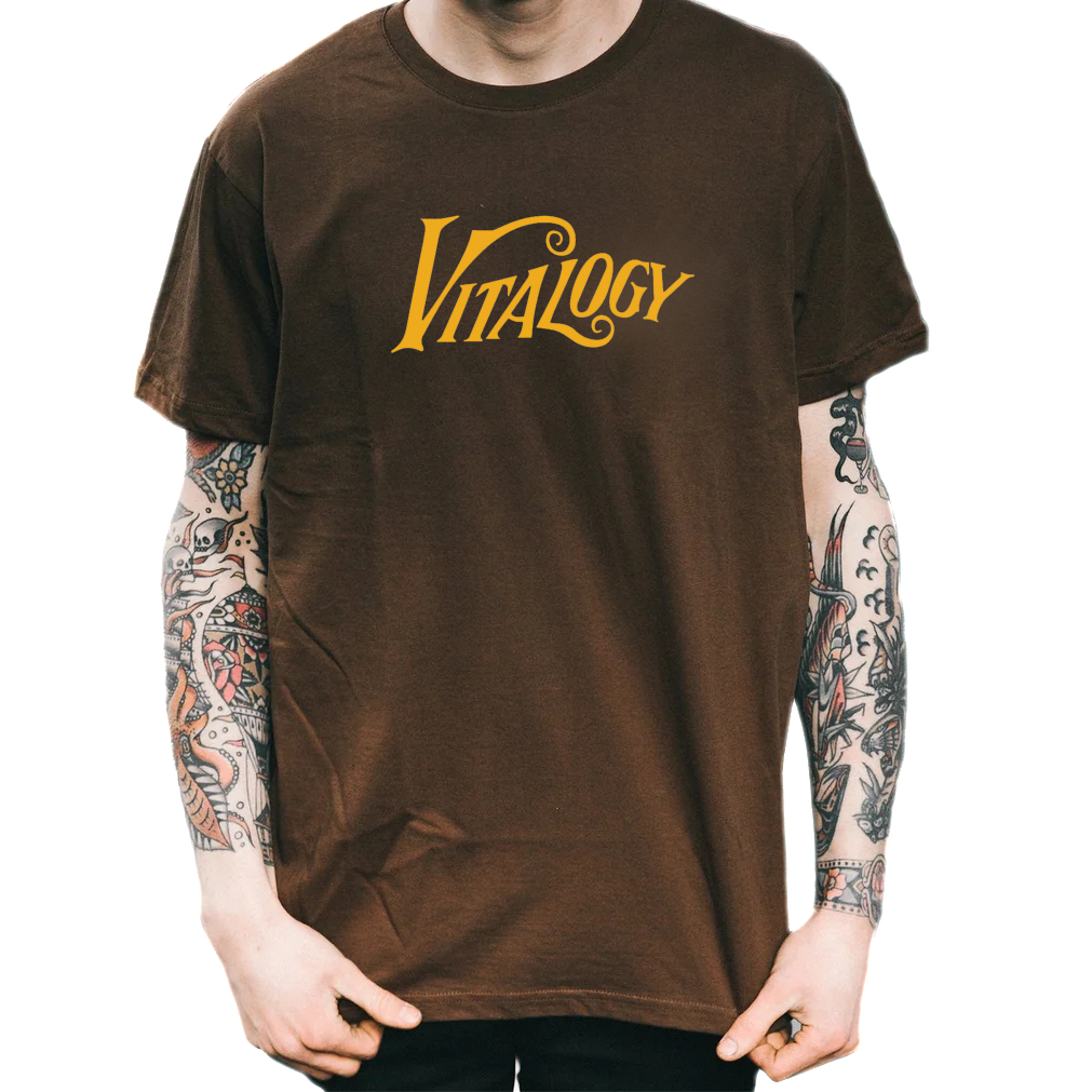 Camiseta Pearl Jam Vitalogy Marrom | Shopee Brasil