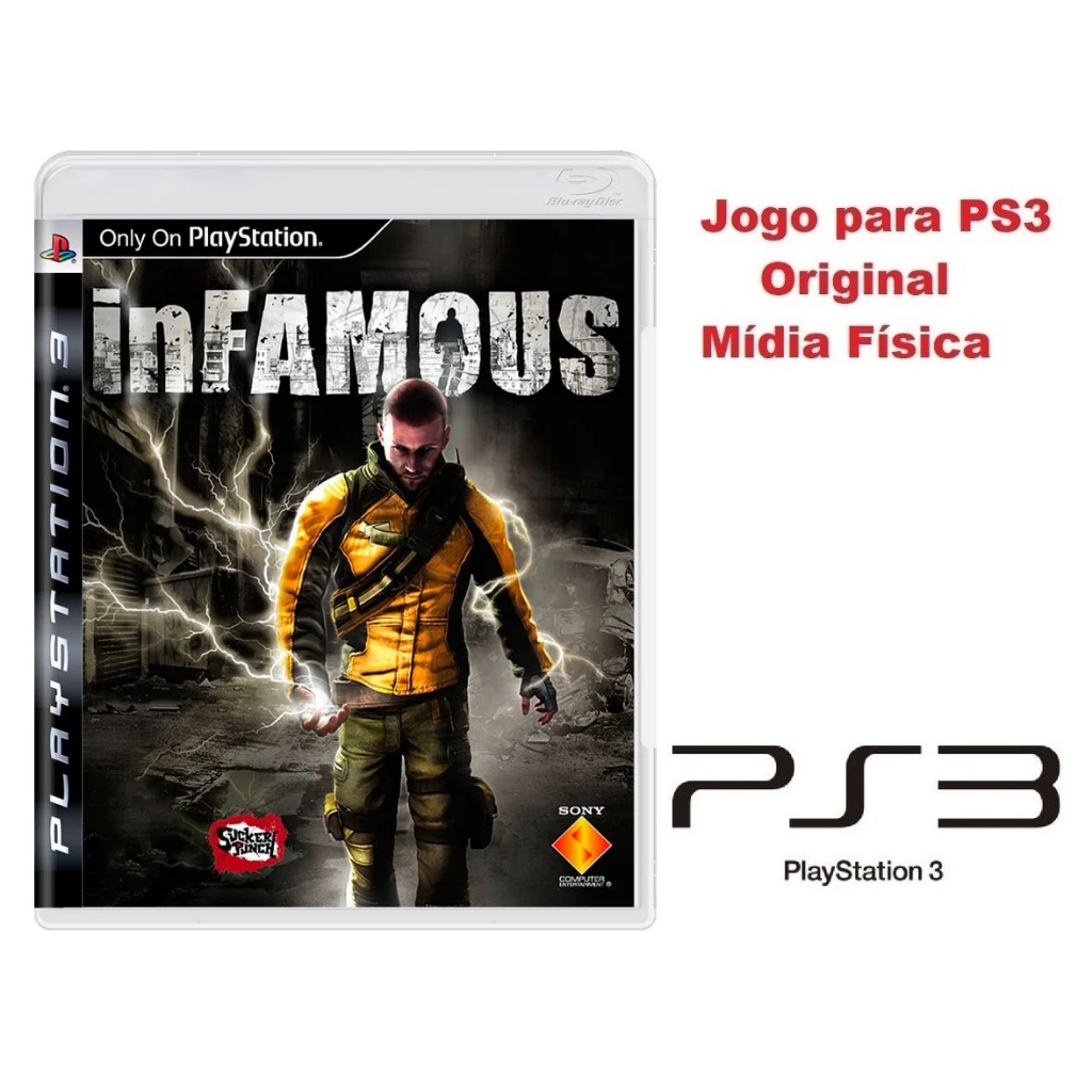 Jogo Ps3 Infamous Mídia Física Original