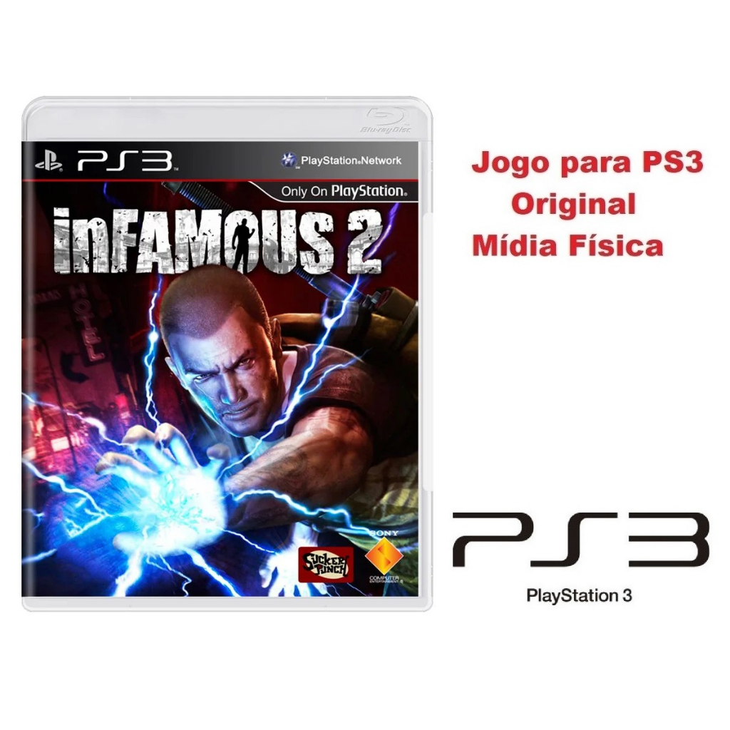 Jogo Infamous 2 Playstation 3 Ps3 - Midia Física