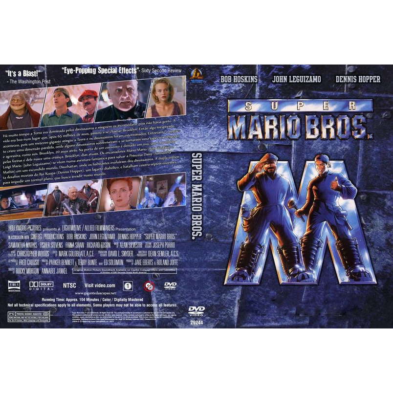 Vhs Super Mario Bros O Filme 1993 Dublado