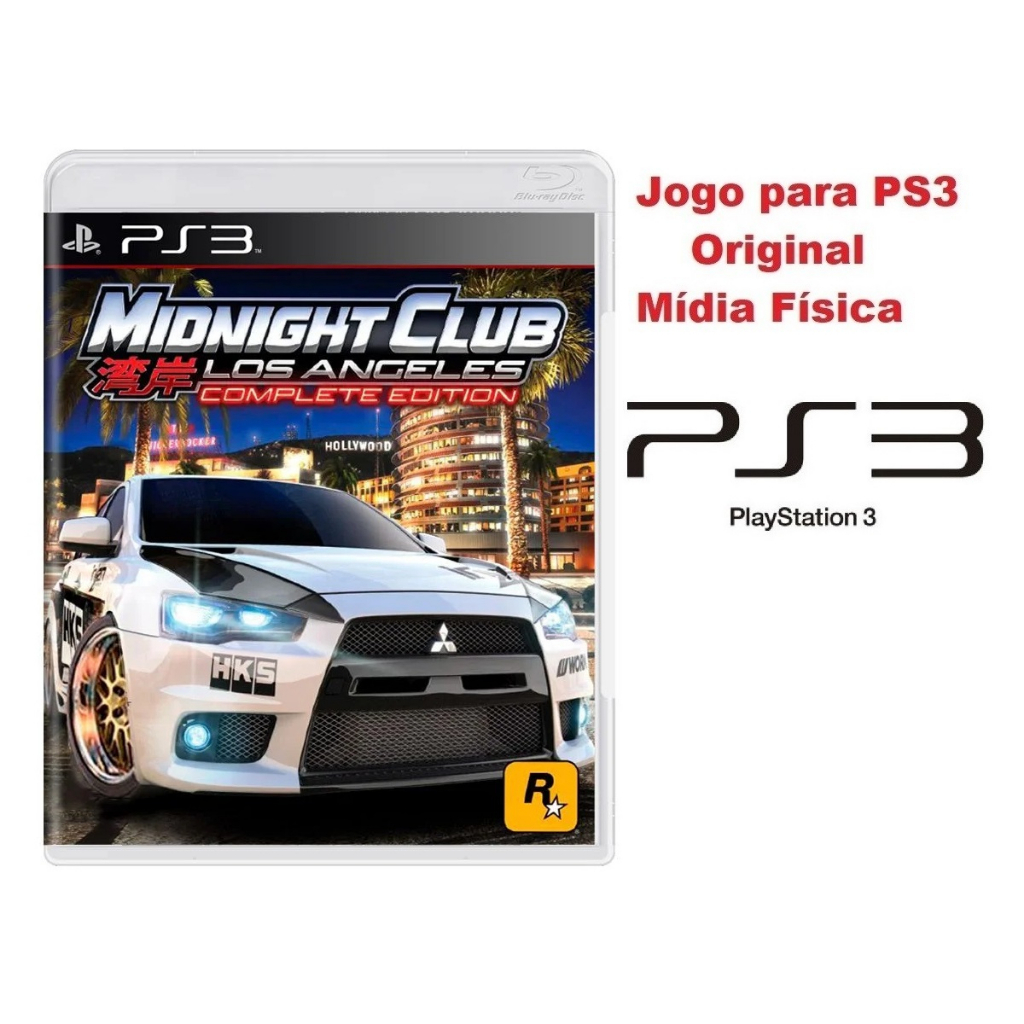 Jogo Midnight Club Los Angeles Complete Edition - PS3 - Loja Sport Games