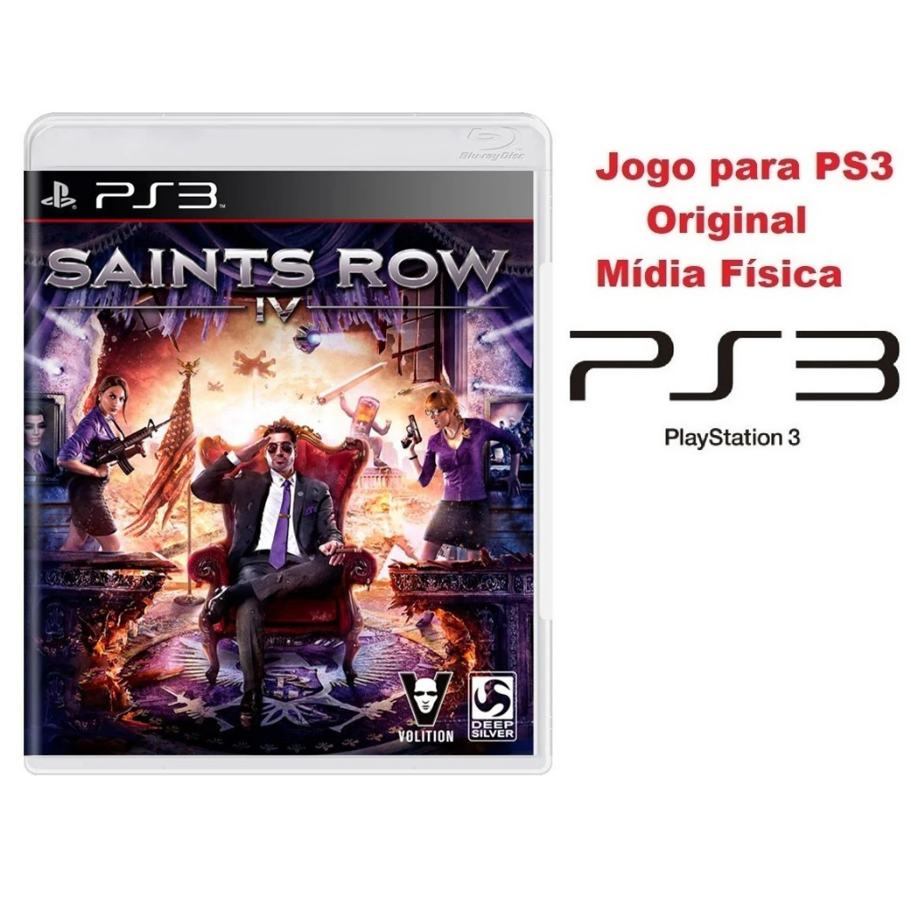 Saints Row IV - Jogo PS3 Midia Fisica | Lojas 99