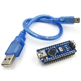 Placa de Desenvolvimento Nano 3.0 Atmega328 Compatível com Arduino + Cabo Usb