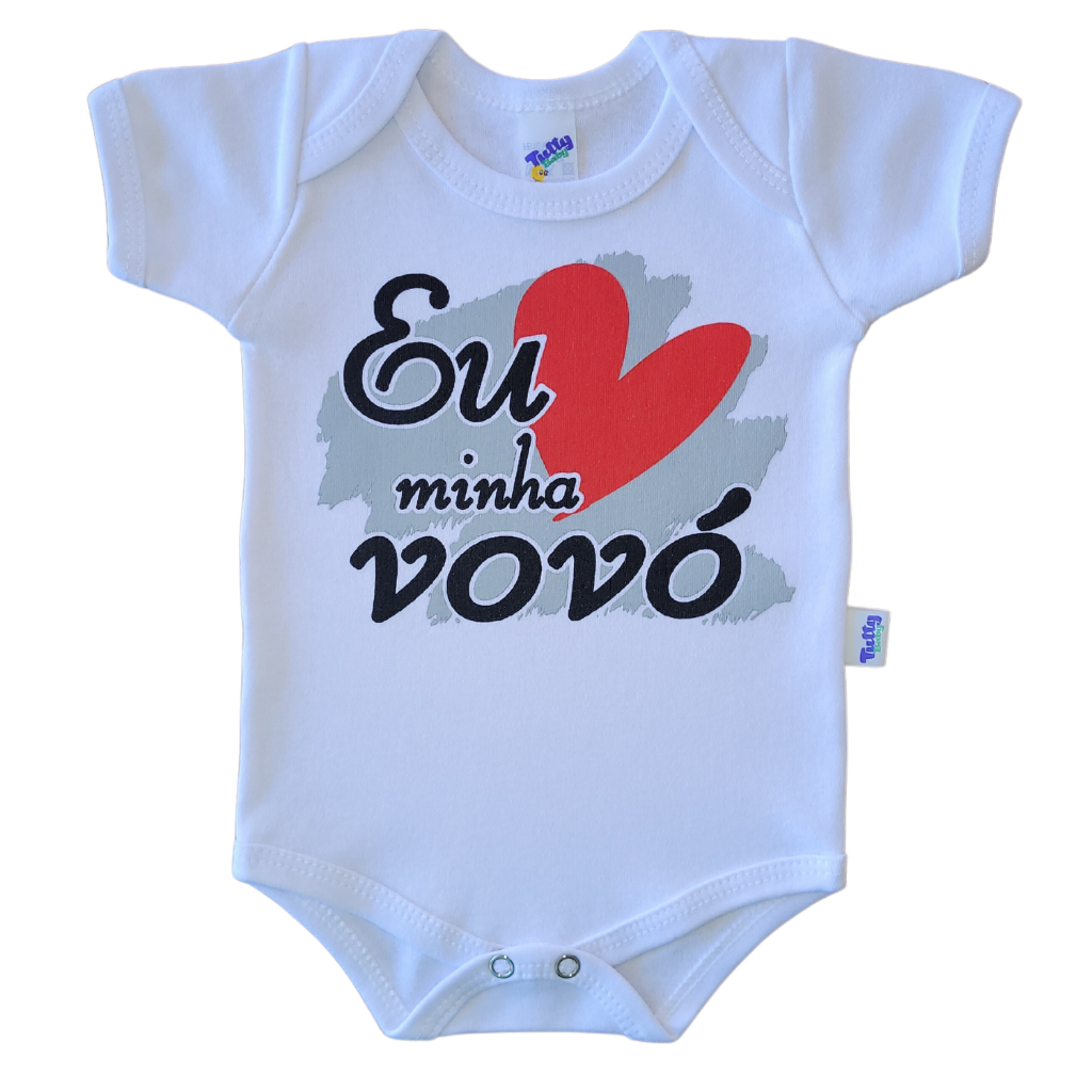 Body Bebê Eu Amo Minha Vovó Frase Personagem Gravidez Recém Nascido Bori  Bore 100% Algodão Calcinha Bunda Rica Roupa Bebê | Shopee Brasil