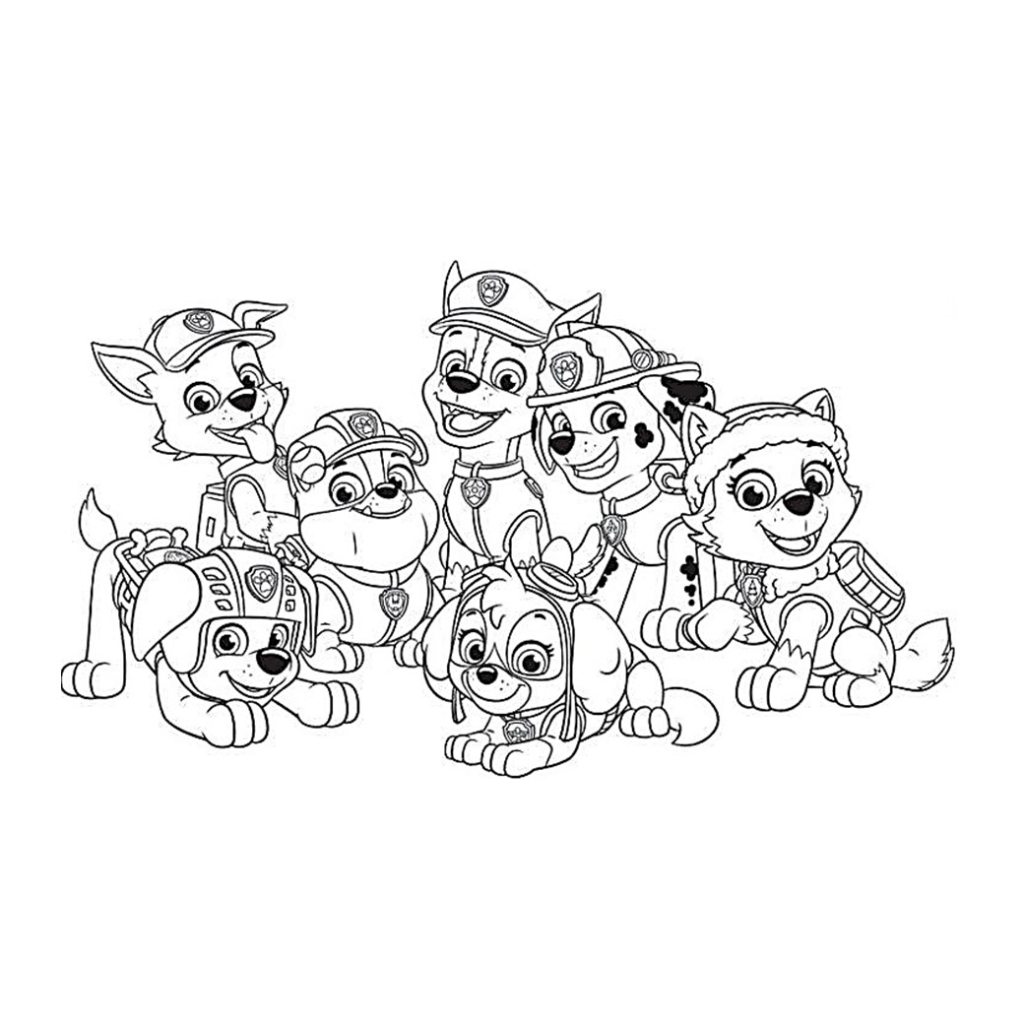 365 Desenhos para Colorir - Patrulha Canina