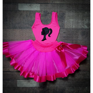 Fantasia similar Barbie Rosa pink Adulto e infantil para aniversário