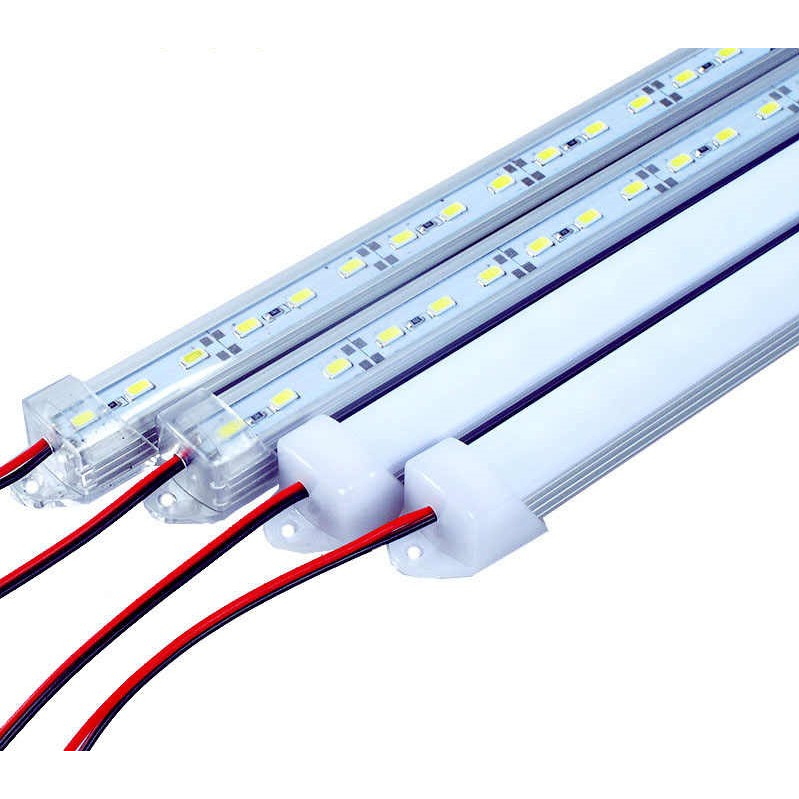 Luminária Motorhome Led 12v 12w 50cm Branco Frio Transparente Shopee