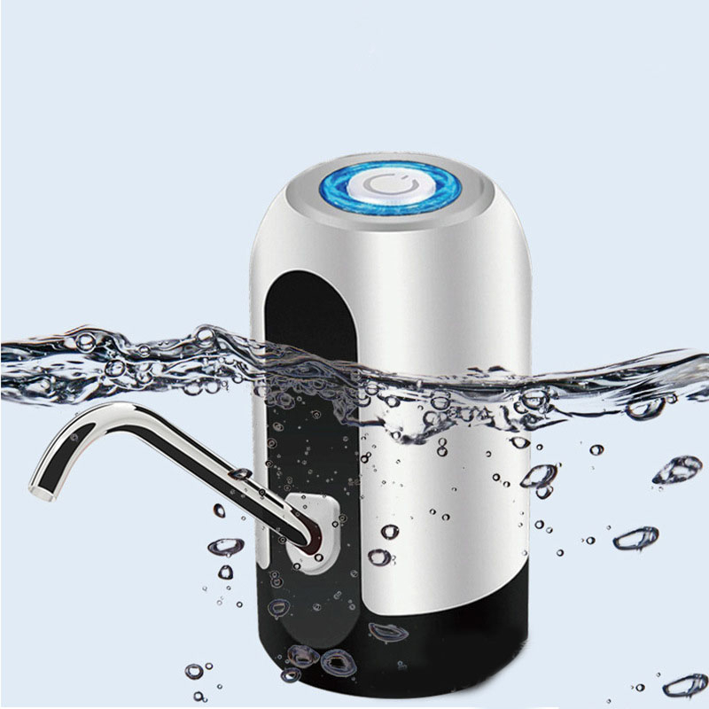 1 Bomba Elétrica Universal D'Água Dispenser Automático Com Carregamento Usb Galão De 20L