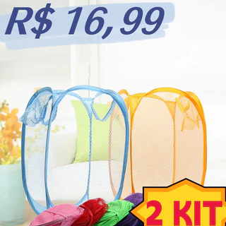 2 Cesto De Roupa Caixa Dobrável Para Armazenagem E Organização De Vestuário Brinquedos
