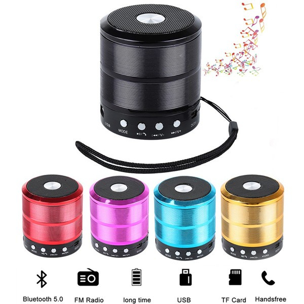 Mini Caixinha de Som Bluetooth 887 Sem Fio Portátil