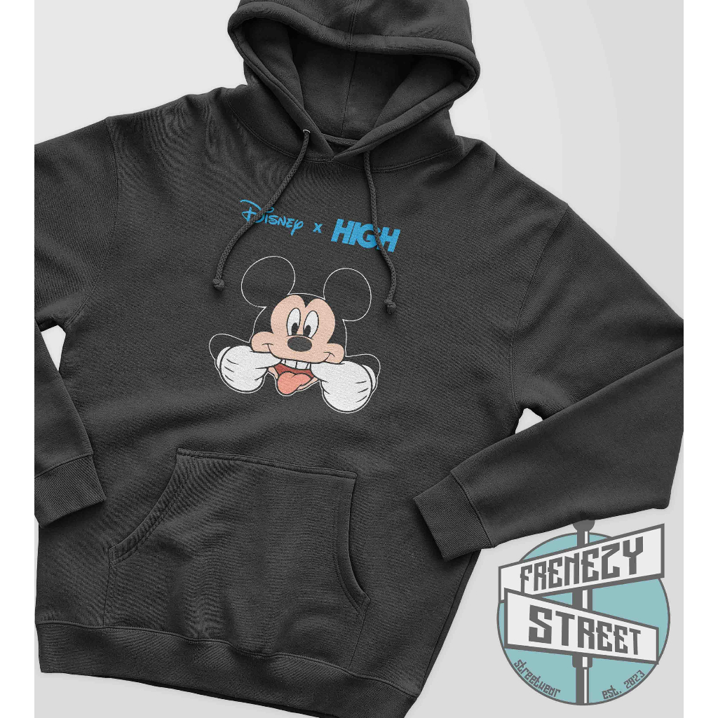 Moletom Canguru High x Disney Mickey StreetWear Casaco Unissex Novidade