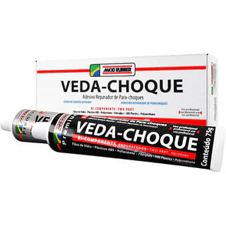 Veda Choque Maxi Rubber 150g Cola Reparo de Parachoque Solda Plástica