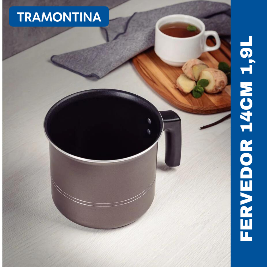 Leiteira Caneco Fervedor Antiaderente 1,9L Tramontina Sicilia 14CM Avela
