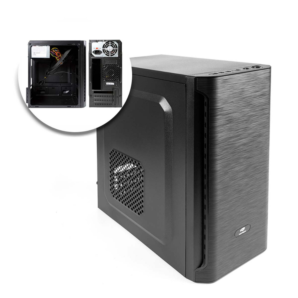 Gabinete Com Fonte 200w Micro Atx C3 Tech Com Entradas Usb Design moderno