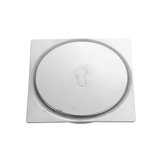 Ralo Click Inteligente 10x10（9.4CMX9.4CM） cm Inox Piso Banheiro Quadrado DC-9001B