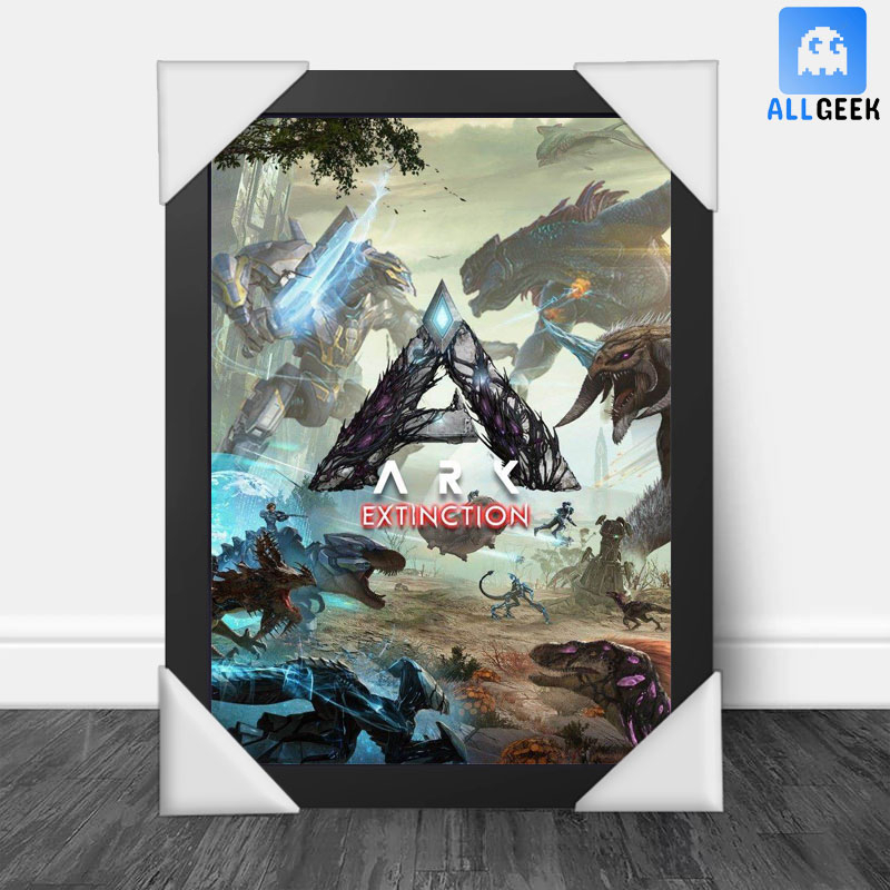 Quadro Decorativo Com Moldura ARK Survival Evolved | Shopee Brasil
