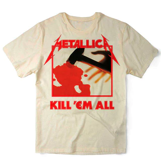 Camiseta Algodao Metallica Kill Em All Banda de Heavy Metal Rock Metalica Unissex