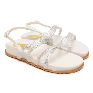 Sandalia Papete Feminina Birken Com Brilho REF408
