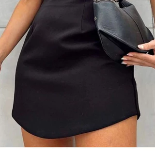 Short Saia Alfaiataria Cintura Alta Plus Size Gg E Xg-sofia - s