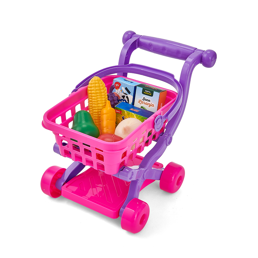 Esquirla Conjunto de jogo de carrinho, carrinho de compras infantil, jogo  de simulação, supermercado, carrinho de mão, carrinhos de supermercado,  brinquedo, Vermelho