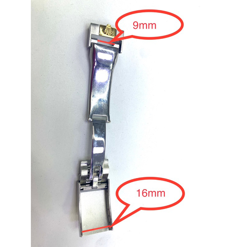 Fecho / Fivela Mista de Rolex aço 16mm | Shopee Brasil