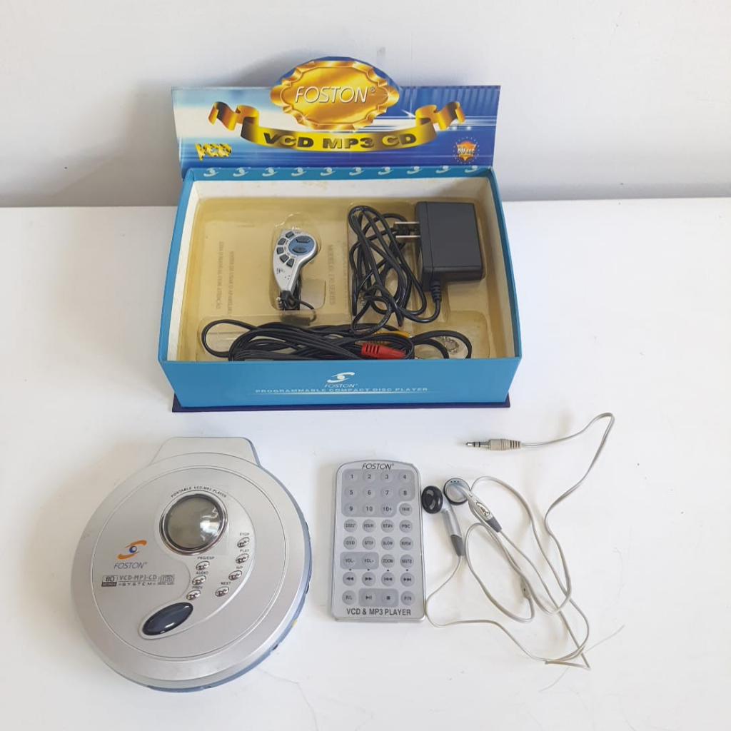 Discman foston vcd mp3 cd | Shopee Brasil