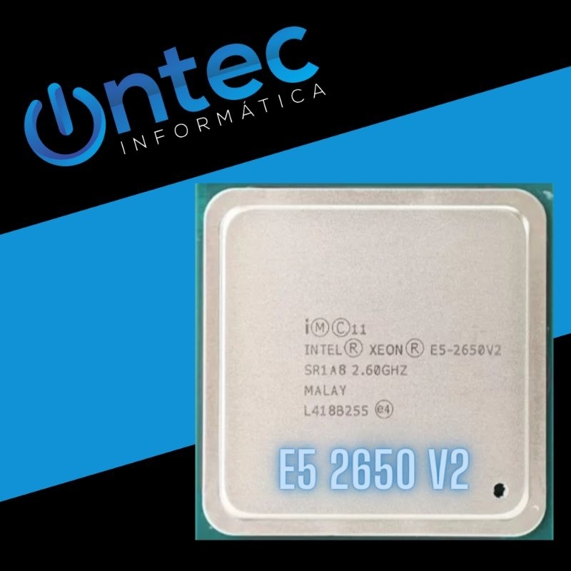 PROMOÇÃO! Intel Xeon E5 2650 v2 8/16 núcleos 2.60Ghz/3.40Ghz Turbo boost LGA 2011-0 X79 - Envio Imediato