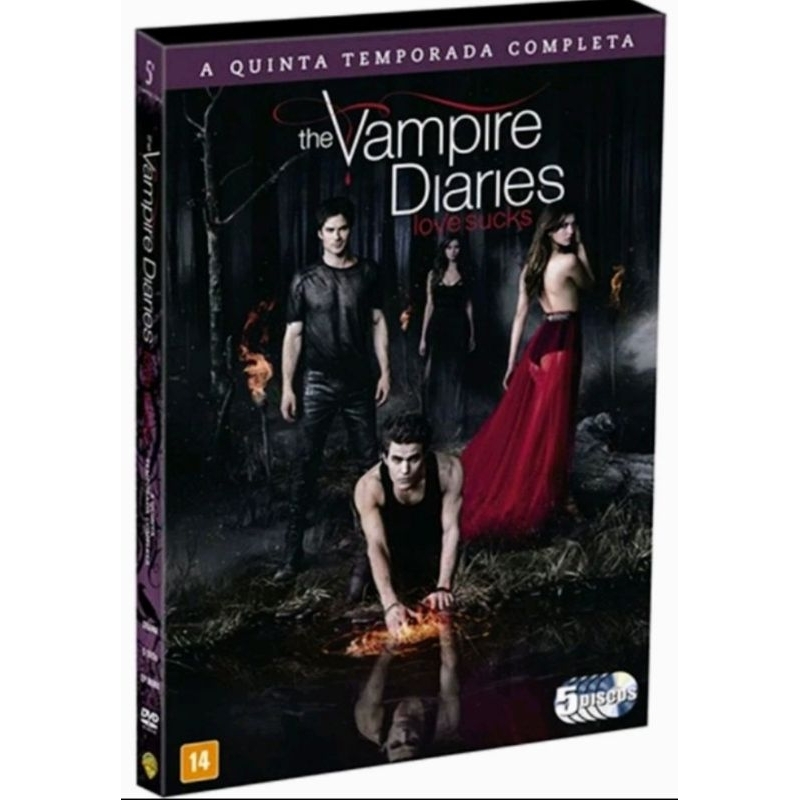 Dvd The Vampire Diaries A Quinta Temporada - Lacrado e Original ...