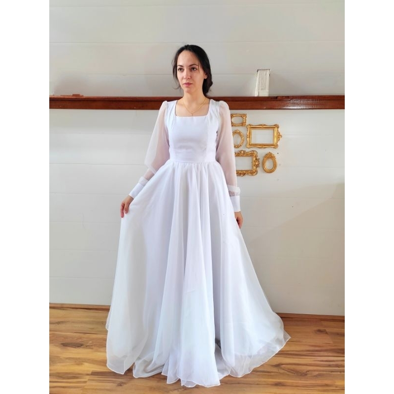 vestidos de noivas luxo princesa 2021 2 en 1 noiva simples e