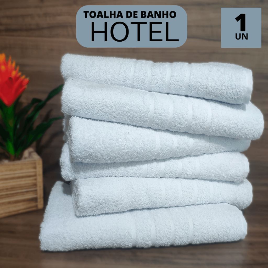 Toalha de Banho Grossa Branca Gigante Hotel 70x150 Macia Melhor Preço