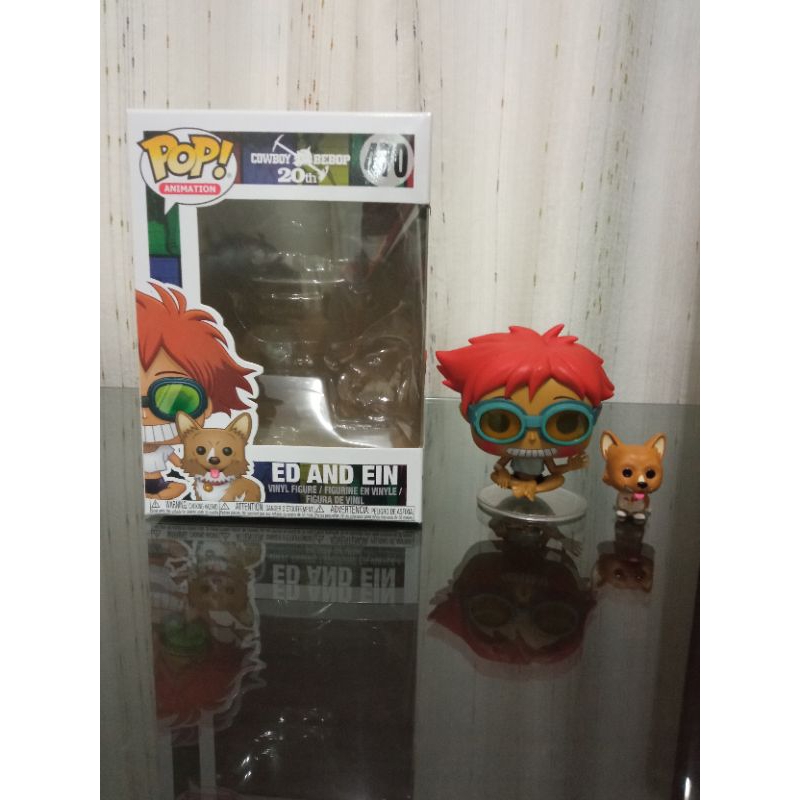Funko Pop Animation Cowboy Bebop Ed and Ein | Shopee Brasil