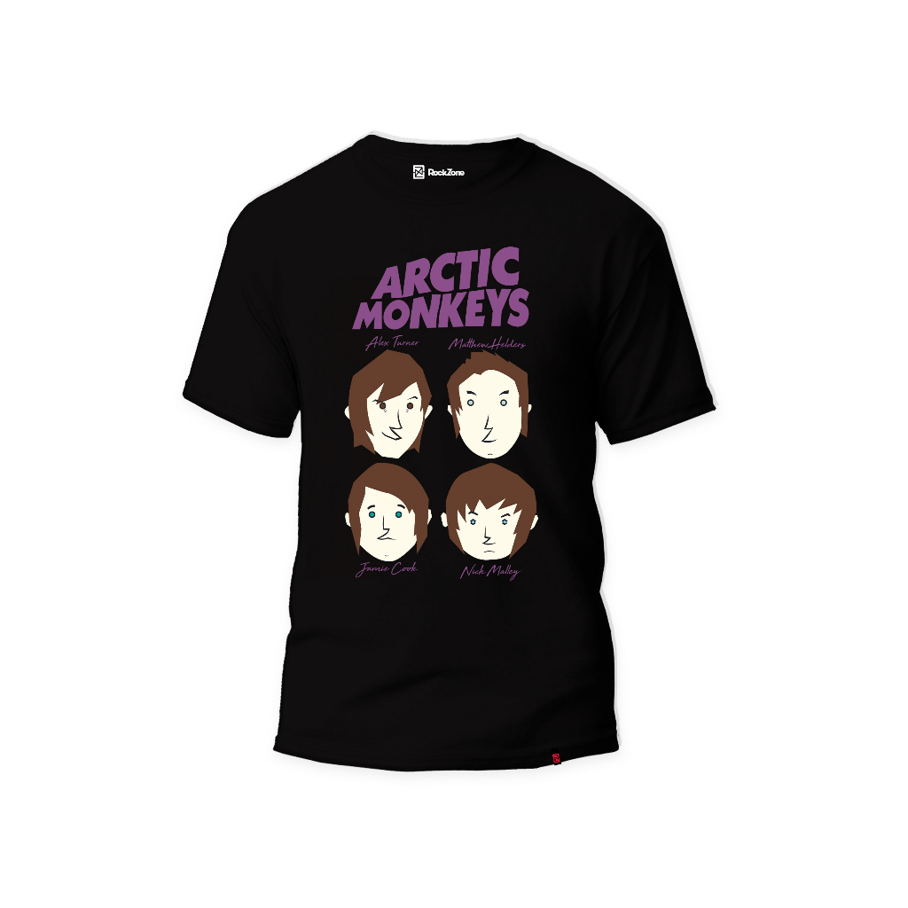 Camiseta Rock Band Arctic Monkeys Faces | Shopee Brasil