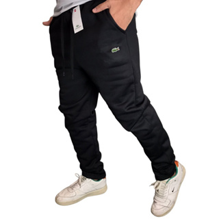 Calça Moletom Flanelado Grosso Barra Reta Jogger Inverno Academia Esporte Corrida