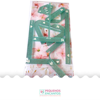 Kit de Gabaritos de encadernação e cartonagem com fio de cabelo coração