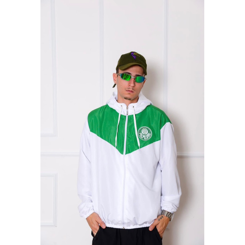 Jaqueta Corta Vento Palmeiras Masculino Refletiva Inverno Impermeavel
