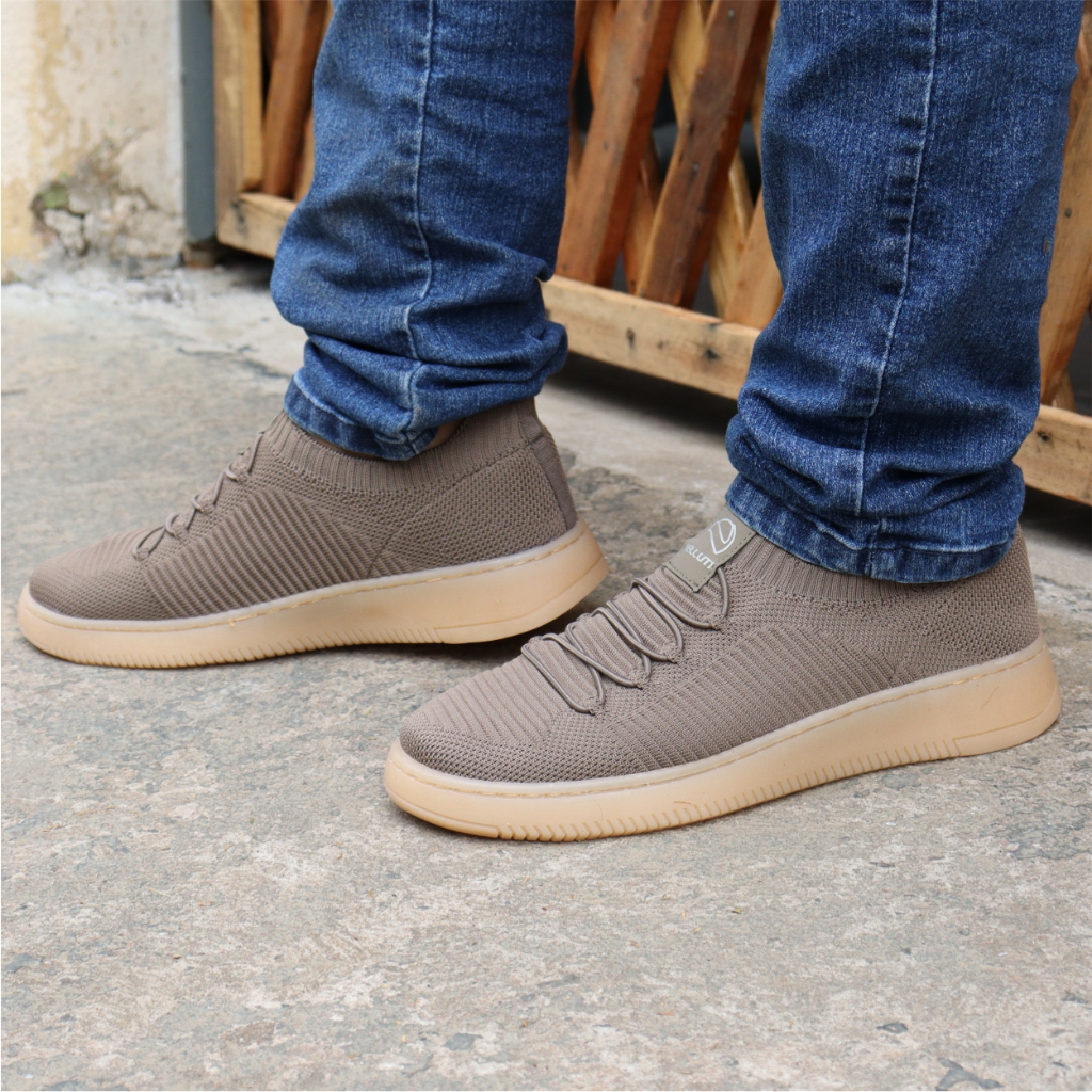 Sapatenis Masculino Velluti Knit Bold Original Cortiça Verde Militar ...