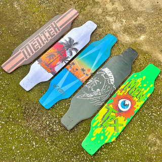 Shape Longboard Mentex 94mm Com Lixa Long Board Skate - Skateshop Logboard