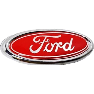 Emblema FORD OVAL VERMELHO Grade ou Mala Escort Pampa Del Rey
