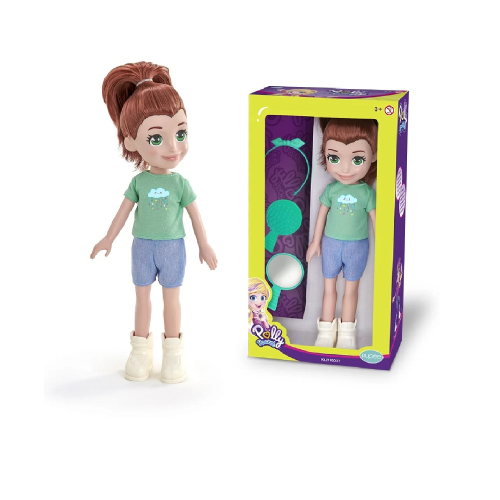 Boneca Polly Pocket Lila Com Bichinho - Mattel Gdm11