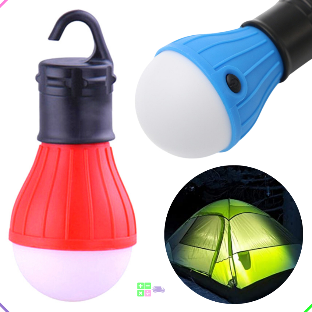 Lampada Lanterna Luz LED Portatil Regulavel 3 Modos A Pilha com Gancho ...