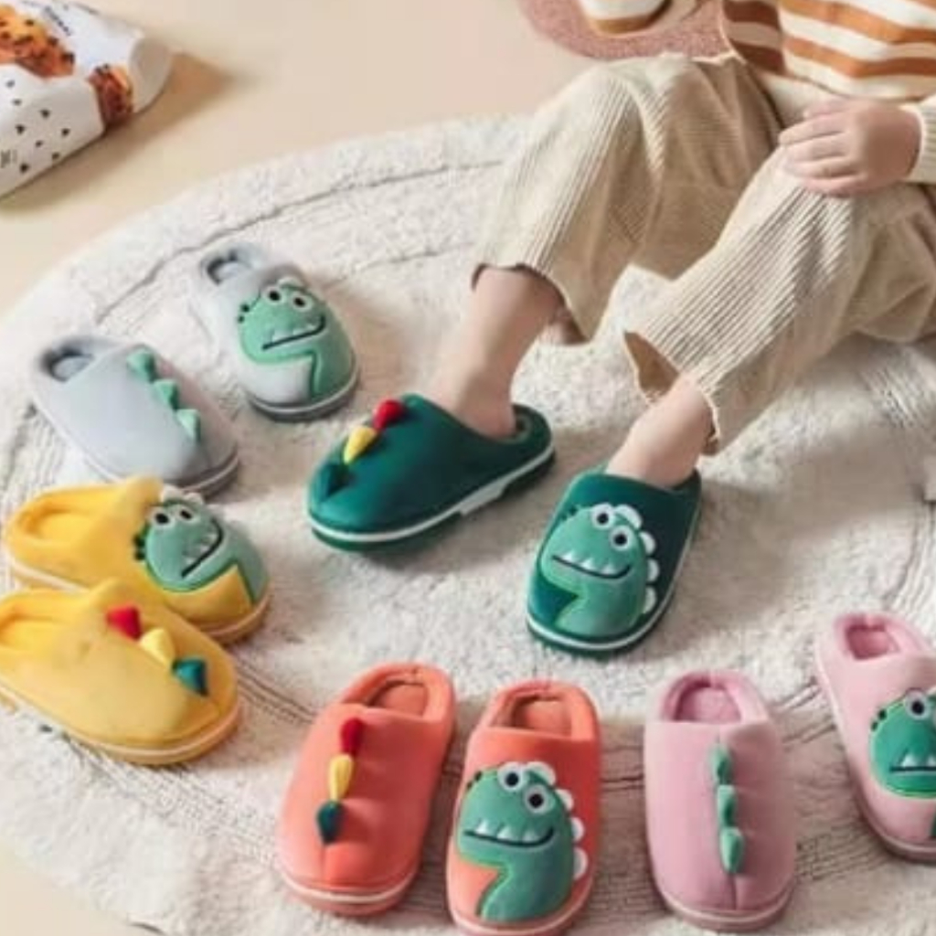 Pantufa Menino Dinossauro 3D chinelo pantufa TOP