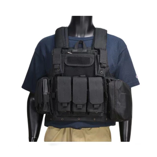 Capa De Colete Tático Modular Militar Airsoft Segurança Camuflado Equipamento Para Atividades Ao Ar Livre Treinamento LR-0055