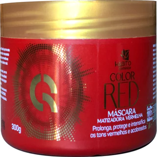 Máscara Matizadora Vermelha Color Red Hábito Cosméticos