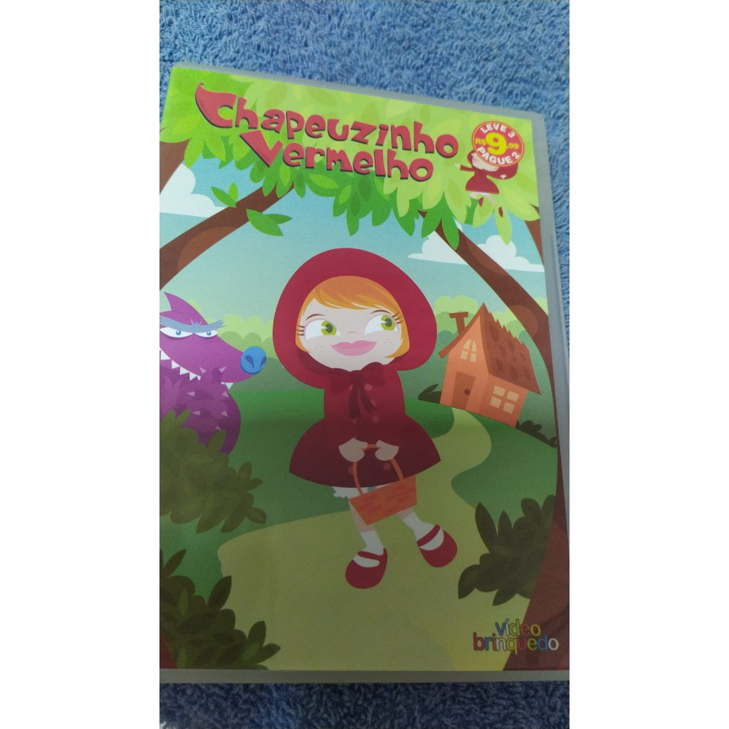 dvd CHAPEUZINHO VERMELHO | Shopee Brasil