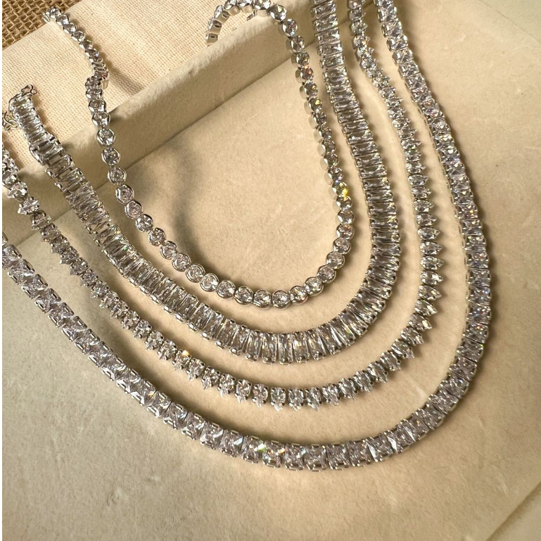 Colar Choker Riviera Zircônia