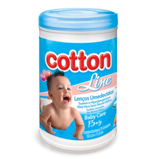 Lenço Umedecido Baby - Aloe Vera - 70 Un