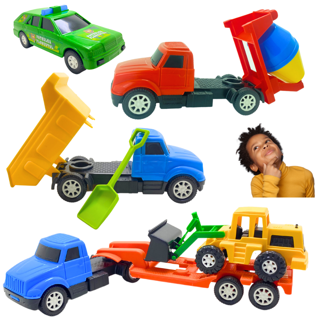 Brinquedos para Bebês de 3 4 5 6 Anos Caminhão e Carros Baby
