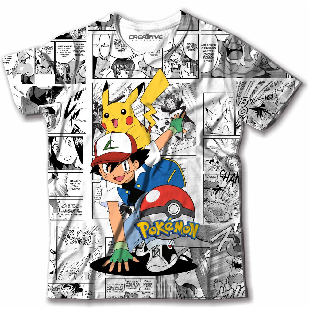 Pokémon em Camiseta: Novos Designs e Preços Incríveis Chegam ao Mercado!